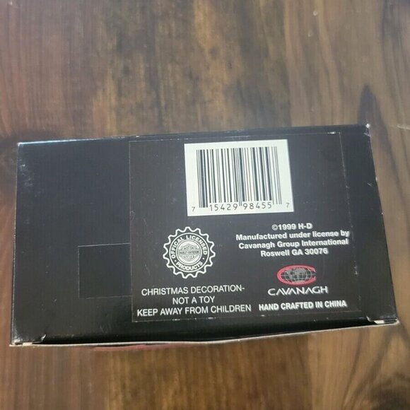 Harley Davidson Collection Christmas Elf Engine Ornament 1999 HD Holiday - Picture 7 of 7